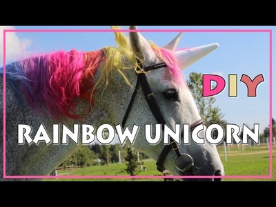 DIY Rainbow Unicorn  ♥ REGENBOGEN EINHORN Tutorial