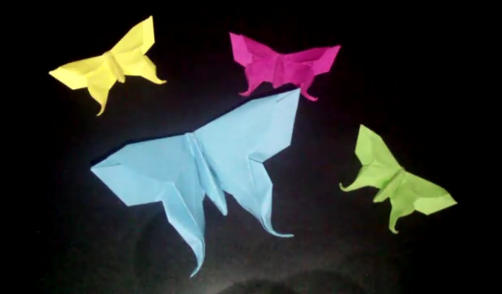 Origami Butterfly: Papierschmetterling - Faltanleitung [HD]