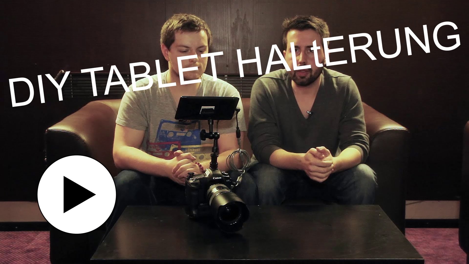 DIY Tablet-Halterung für das Nexus 7 als DSLR-Monitor