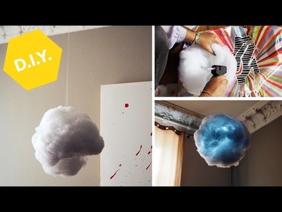 Flauschige Installation: DIY Wolke