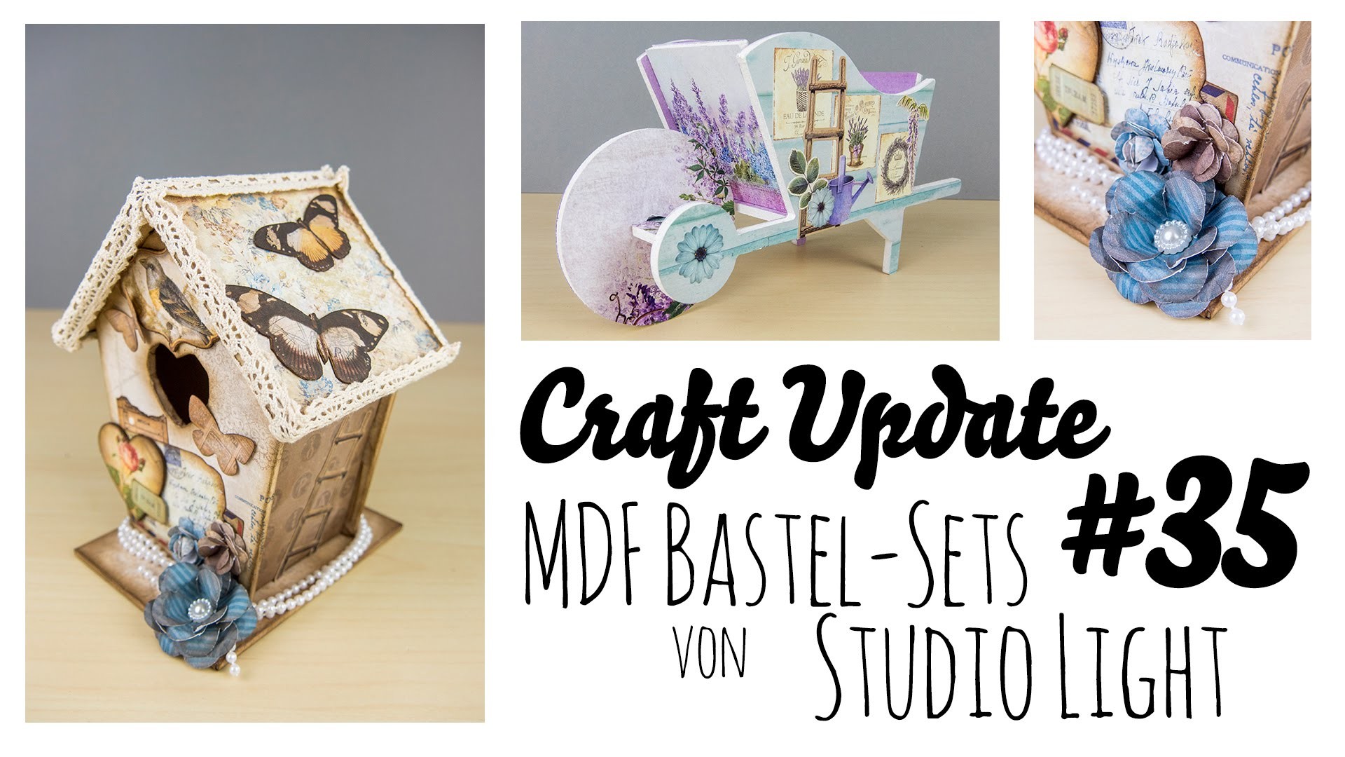 [Craft Update #35 | "Review"] MDF Bastel-Sets von Studio Light