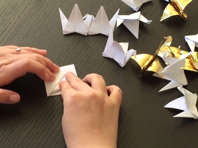 DIY Origami Kraniche Hochzeit Paper Cranes