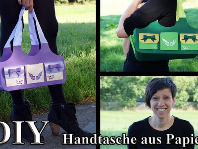 Papierhandtasche (Shopper) - Bastelanleitung