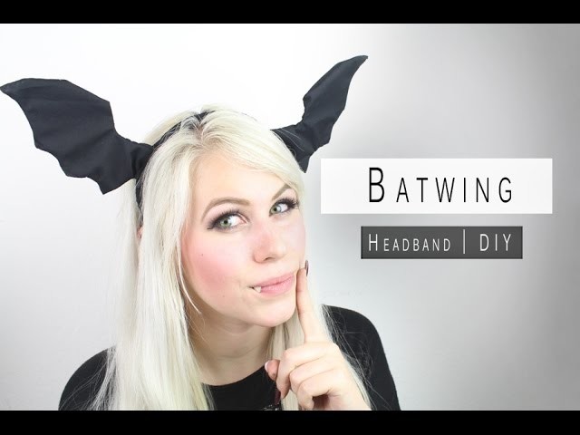 HALLOWEEN DIY - BATWING HEADBAND [GLAMOUR & DARKNESS]