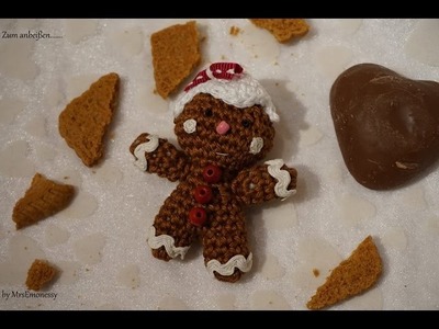 DIY Häkeln Lebkuchenmann Gingerbread crochet