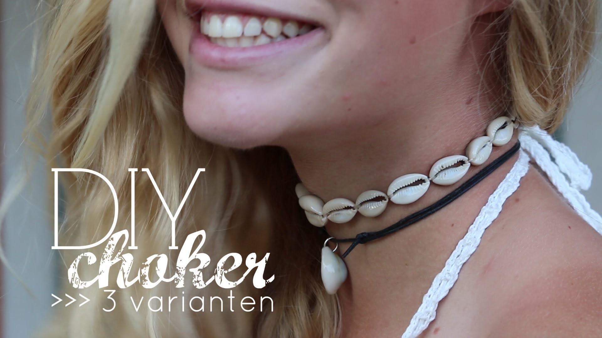 DIY  ll choker aus muscheln