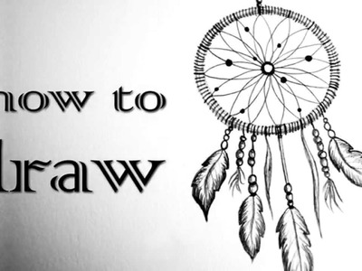 DIY Tutorial ♥ DREAMCATCHER | Traumfänger ♥ Black & White  Mandala Zentangle