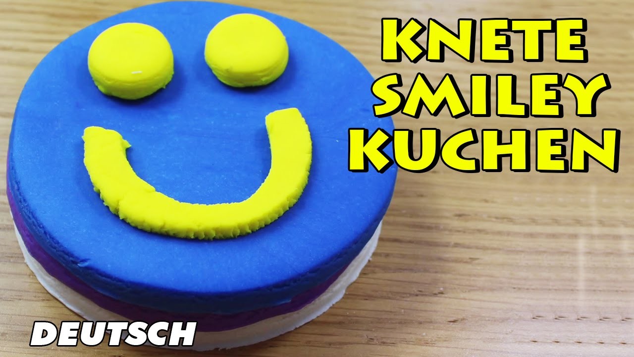 Knete Smiley Kuchen | Smiley Face Play Dough Deutsch How To