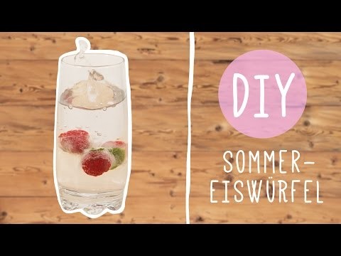DIY mit Nina: Leckere Sommer Eiswürfel selber machen!