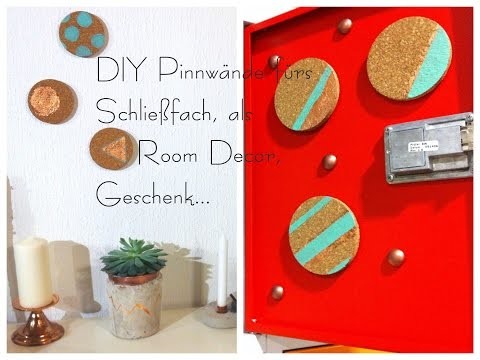 DIY Pinnwände fürs Schließfach, Room Decor, Geschenkidee