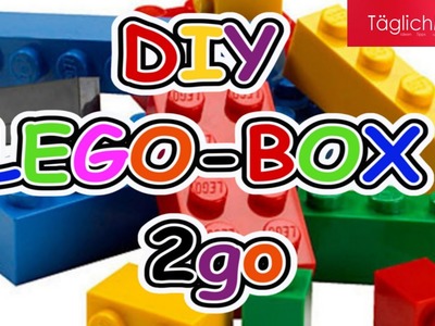 DIY LEGO-BOX 2go. Lego-Box für unterwegs easy nachzubauen. Lego Box to go. TäglichMama