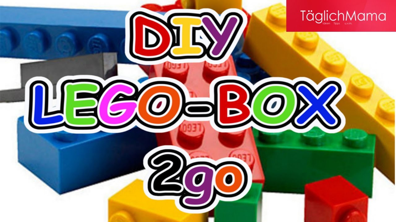 DIY LEGO-BOX 2go. Lego-Box für unterwegs easy nachzubauen. Lego Box to go. TäglichMama