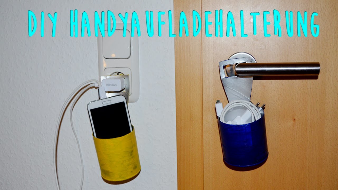 DIY Handyaufladehalterung | Halterung für das Handy beim Aufladen | Anleitung | Tutorial | German