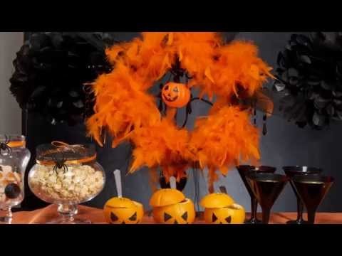 Orange Trend Dekoration DIY Tutorial für Halloween