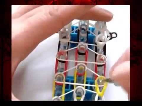 Loom Bands mit Rainbow Loom Deutschland Trikot WM Fussball (deutsche Anleitung)