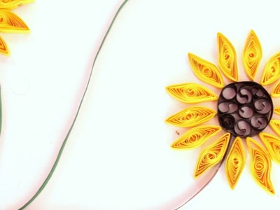 Eine Schöne Sonnenblume Aus Quillingpapier Machen - DIY Crafts - Guidecentral