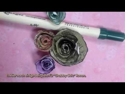 Hübsche Gerollte Papierrosen Basteln - DIY Crafts - Guidecentral
