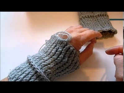 Pulswärmer häkeln - Handschuhe - crocket - Handstulpen