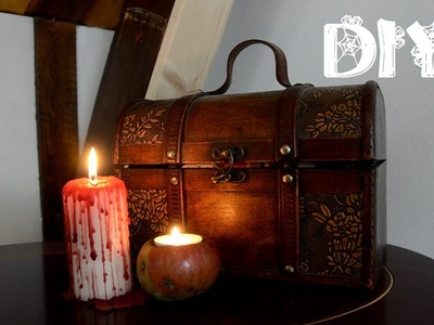 Spooky DIY: bloody candles and scary apples - Halloween: blutige und gruselige Kerzen [ger]