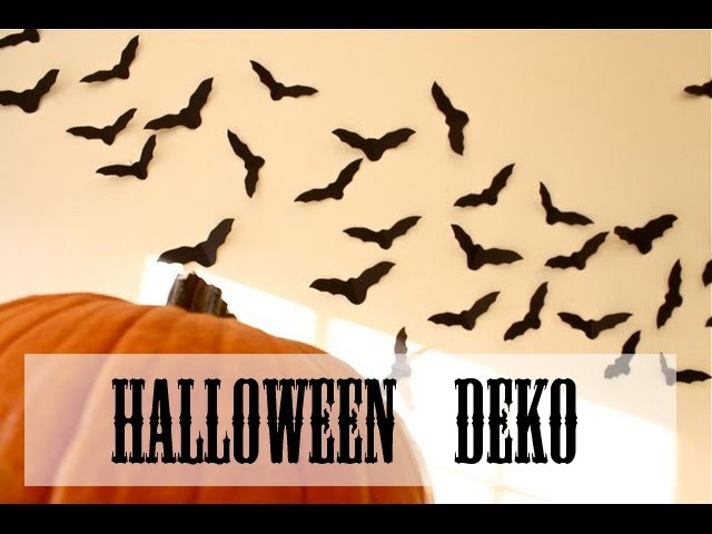 DIY I Halloween Fledermäuse