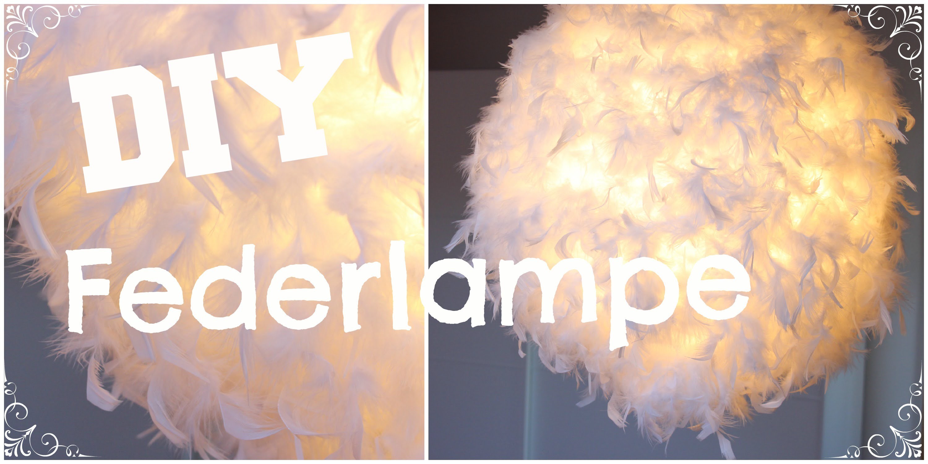 DIY Federlampe | (H&M) zahl 10€ statt 100€