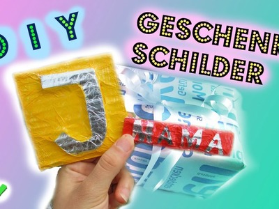 ❀ DIY Geschenkschilder in Metallic-Optik ❀