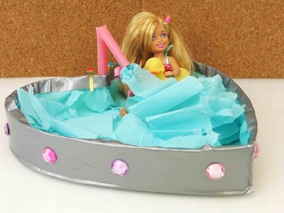 DIY Möbel - Badewanne für Barbie basteln