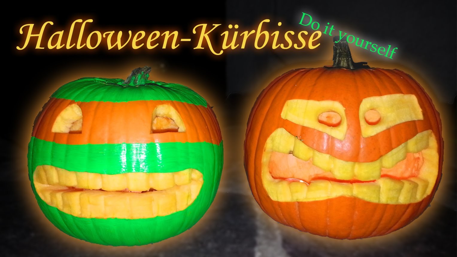 Halloween KÜRBIS NINJA TURTLES DIY [Halloween 2015]