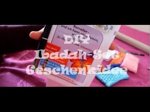 DIY Ramadan Ibadah-Plan Geschenkset