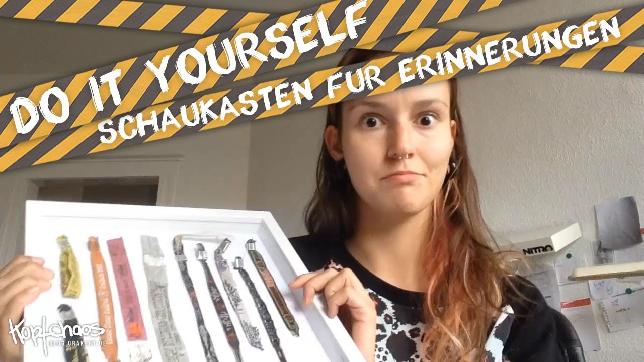 DIY - Schaukasten für Erinnerungsstücke. PDS