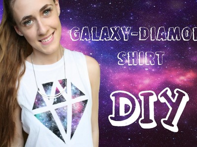 DIY | Galaxy-Diamond T-shirt