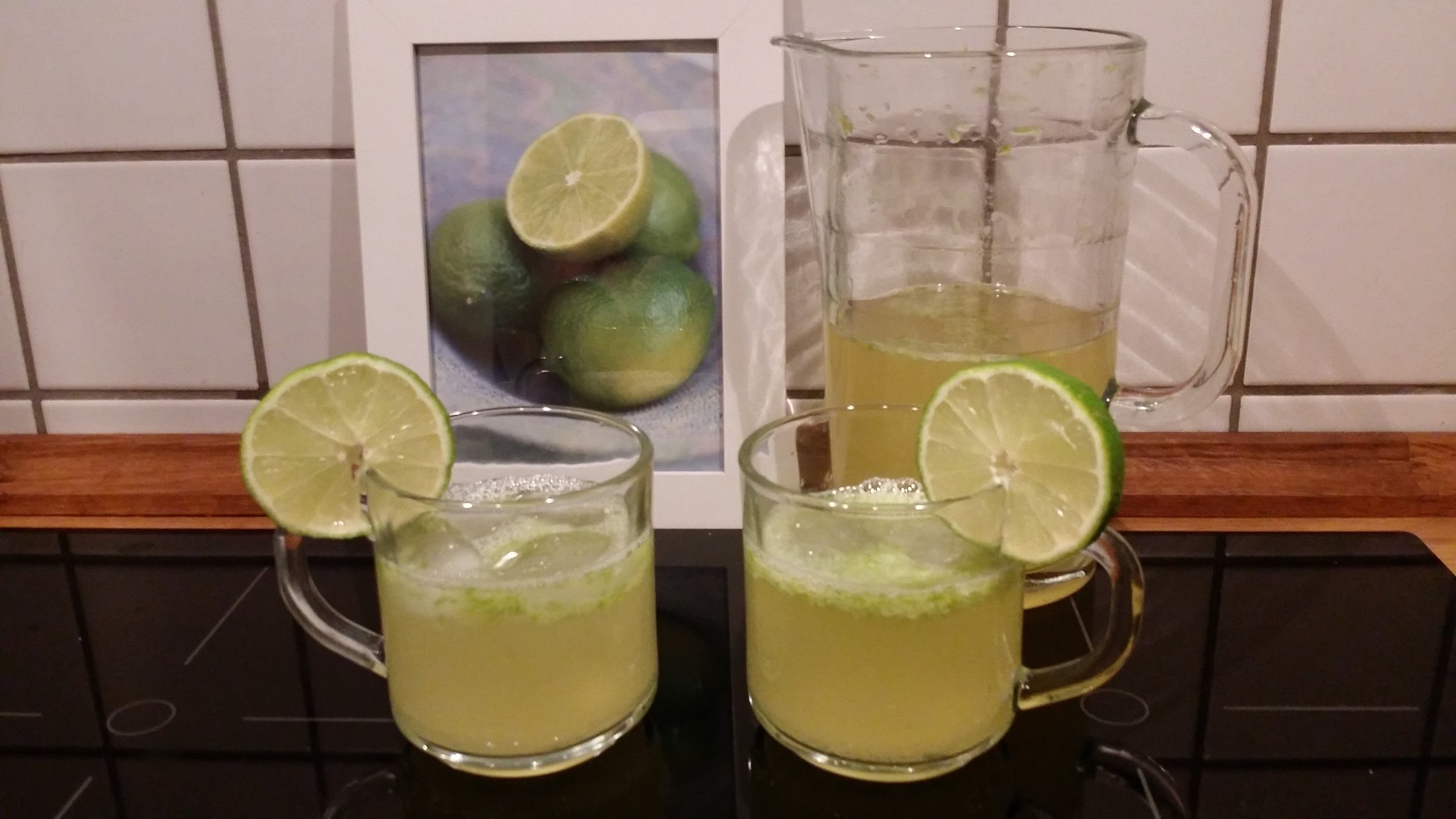 DIY Limetten Limonade. Caipirinha alkoholfrei