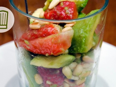 Erdbeer-Avocado-Salat mit Ingwer-Dressing #chefkoch