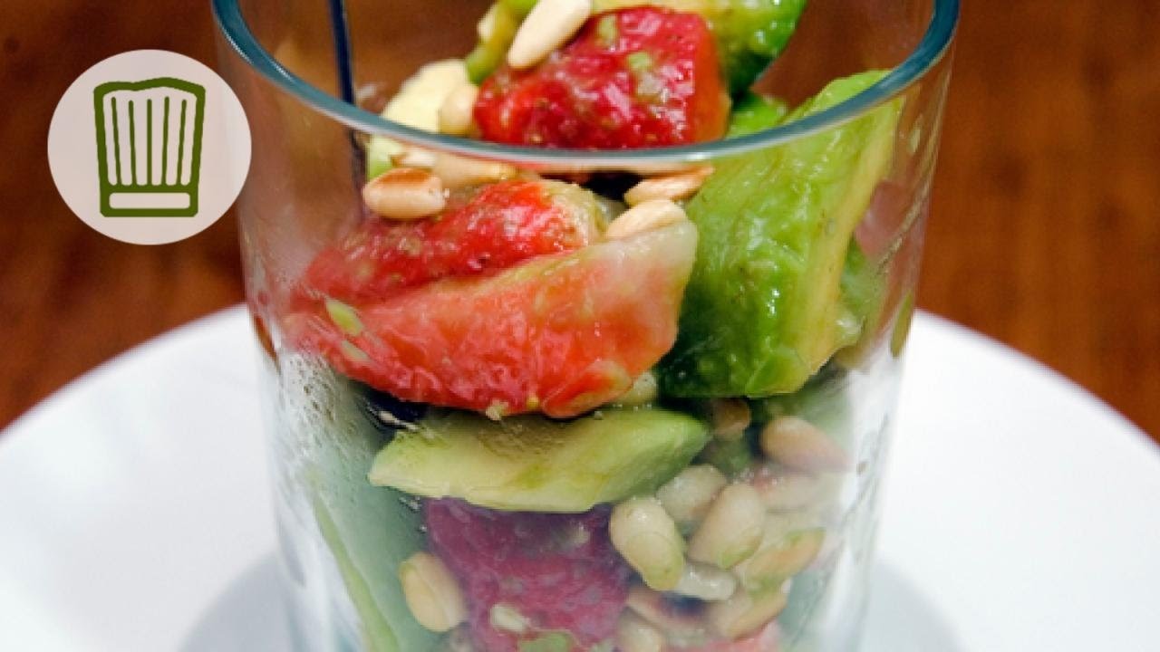 Erdbeer-Avocado-Salat mit Ingwer-Dressing #chefkoch