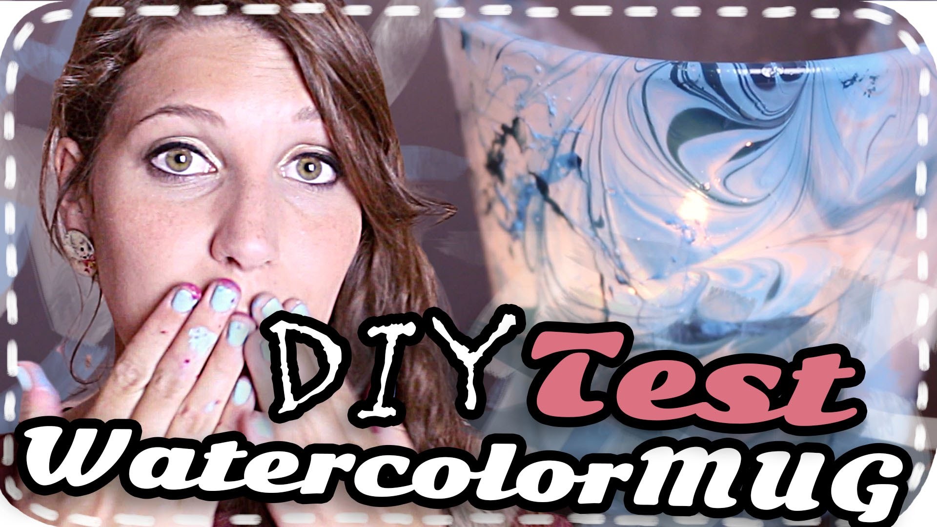 Watercolor Mug | DIY-TEST | neues Format #DIYTest