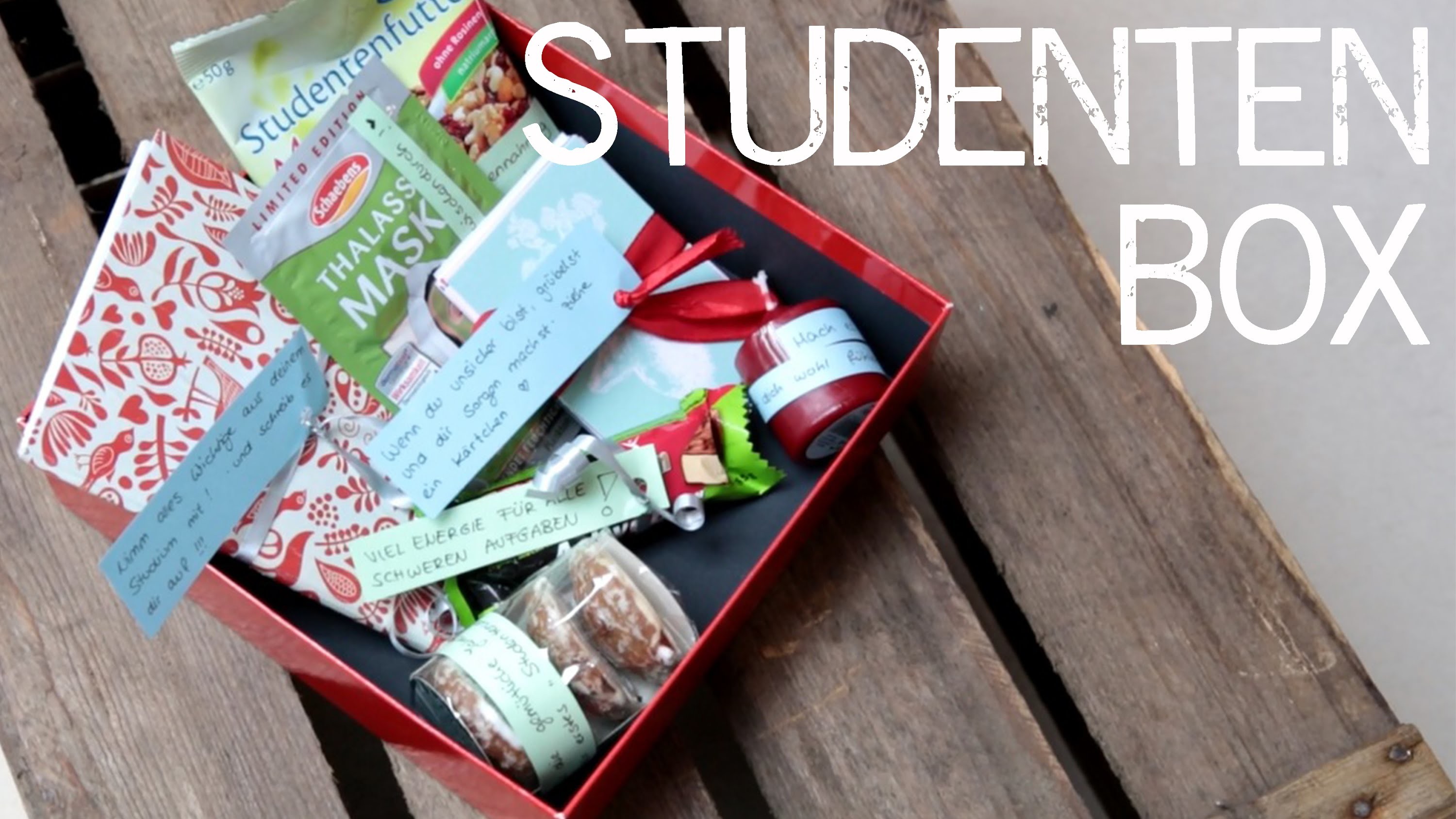 DIY Geschenkbox für z.B. Studienanfänger