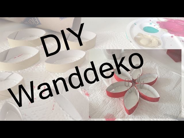 DIY Wanddeko l Klopapierrollen