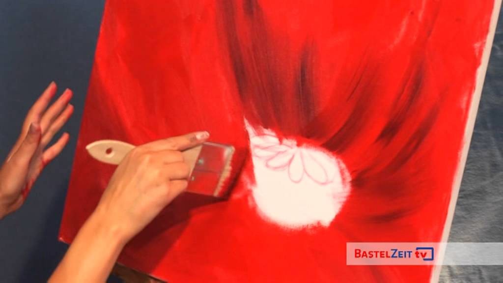 Bastelzeit TV 82 - Ölmalerei Mohn