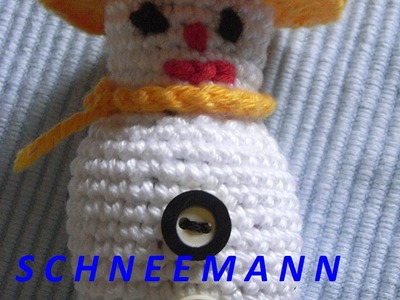 Schneemann Häkeln*Tutorial Snowman crochet*Weihnachtsdekoration*Handarbeit