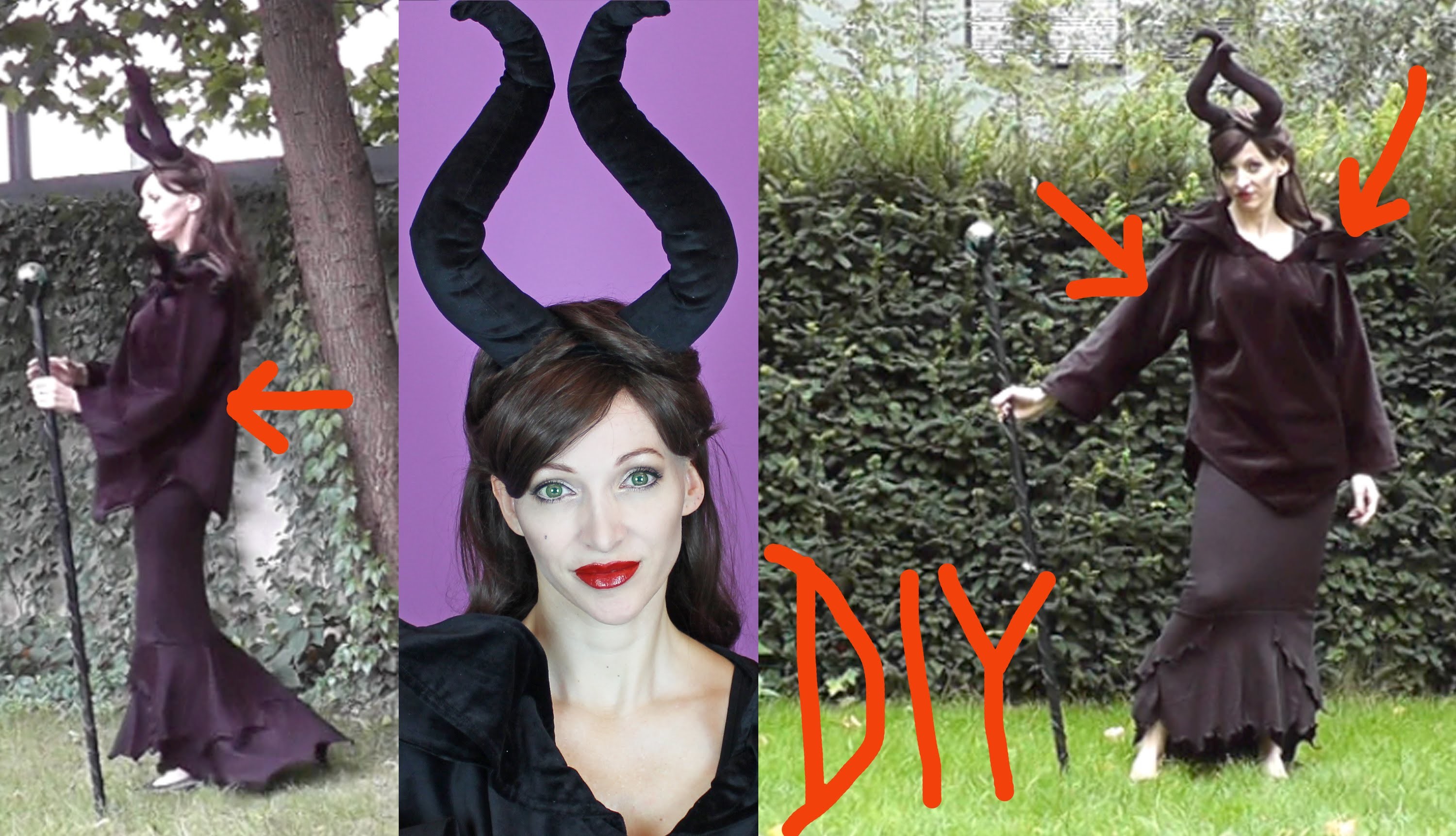 DIY Maleficent Kostüm - Halloween 2015 #3