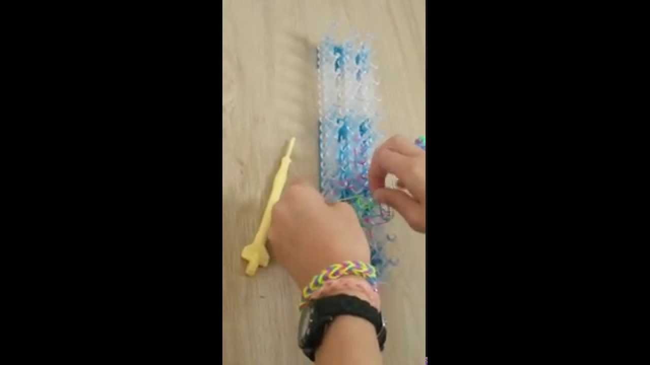 Rainbow Loom Sternenring loomen Anleitung Tutorial deutsch Sternring