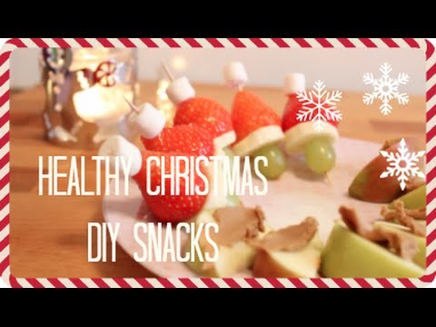 DIY: HEALTHY CHRISTMAS SNACK IDEEN. Weihnachts Rezept