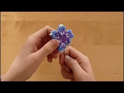 Rainbow Loom ►Blume◄ (deutsche Anleitung)