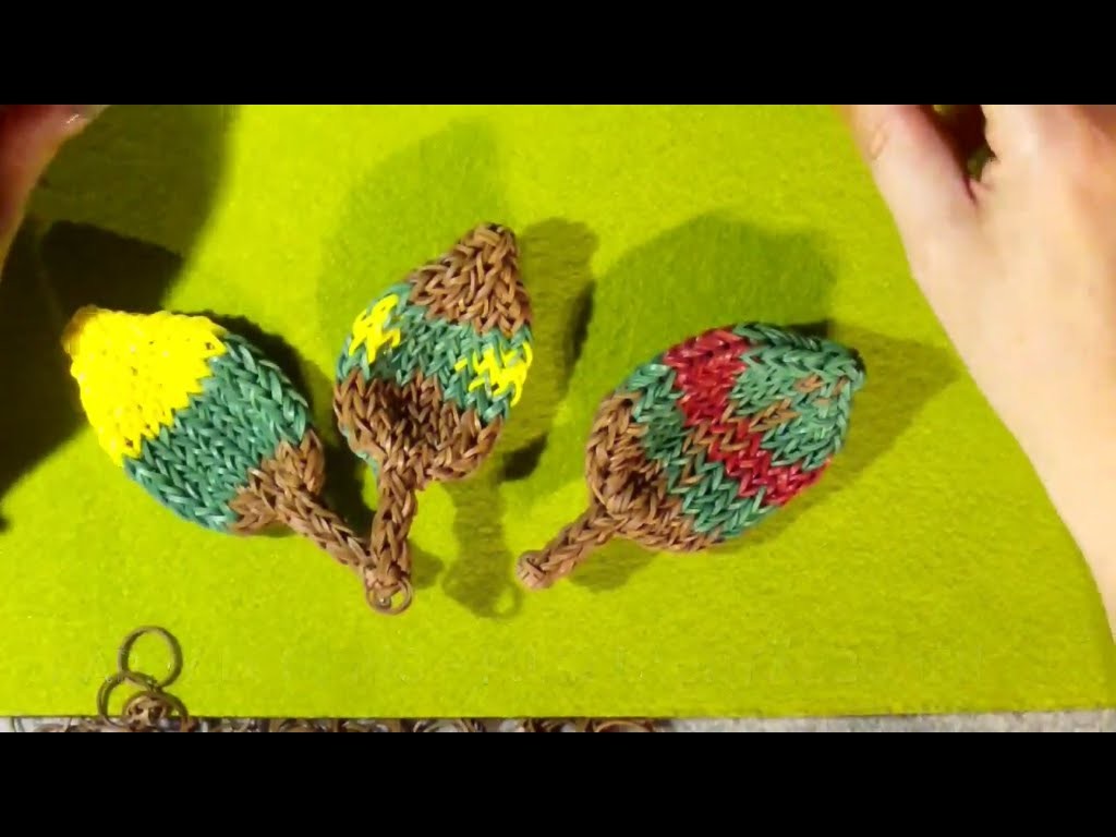 Rainbow Loom herbstliche Blätter von Lachtäubchen Loom