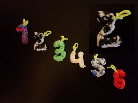 Zahl 2,Crazy Loom,Rainbow Loom,Zauber Loom,Deutsch