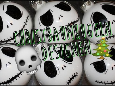 DIY Christbaumkugeln. Christmas balls - Weihnachtsdekoration für den Tannenbaum