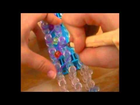 Rainbow Loom Basic Armband mit Perlen