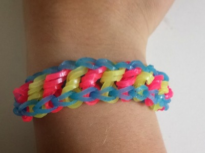 Rainbow loom Rotini Armband(deutsch)