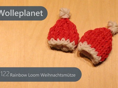 Rainbow Loom Weihnachtsmütze mit Loom