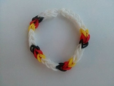 Fan Armband Deutschland,Crazy Loom,Rainbow Loom,Zauber Loom,Deutsch